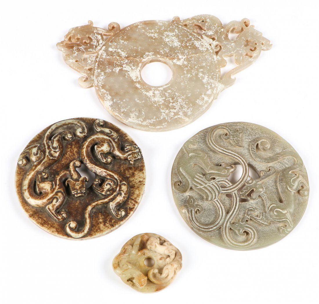 Chinese Archaic Jade/Hardstone Discs (1 of 2)