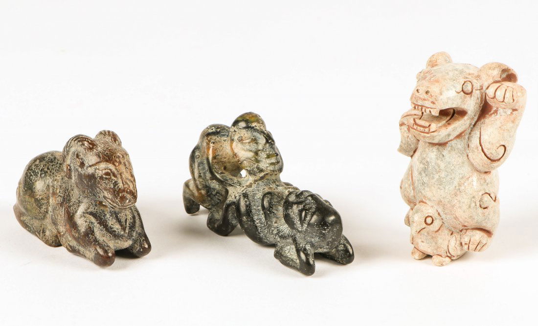 3 Chinese Archaic Jade/Hardstone Fetishes (1 of 3)