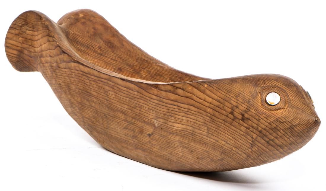 Pacific Northwest Coast Figural Seal Grease Bowl (1 of 6)