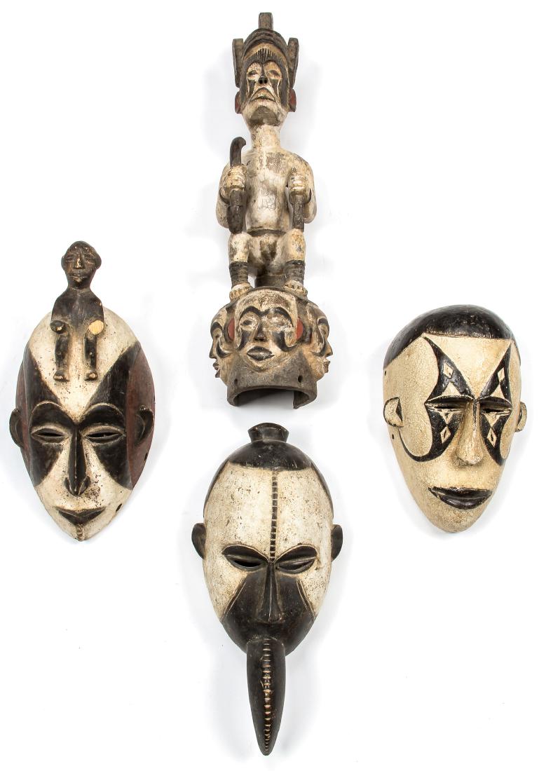 4 Igbo Masks (1 of 2)