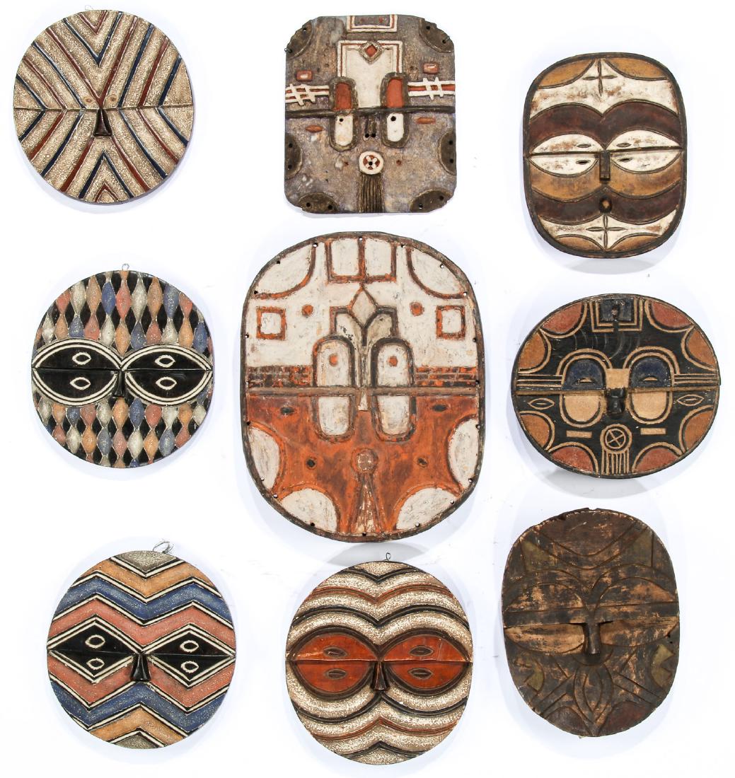 9 Teke Masks (1 of 2)