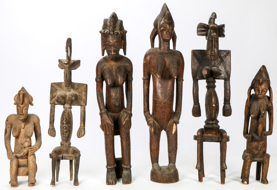 6 Senufo Carvings (1 of 3)