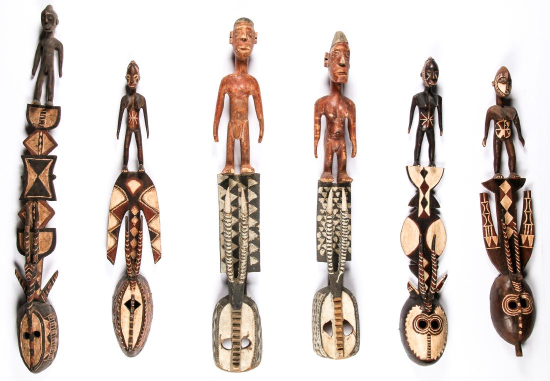 6 Mossi Masks (1 of 2)