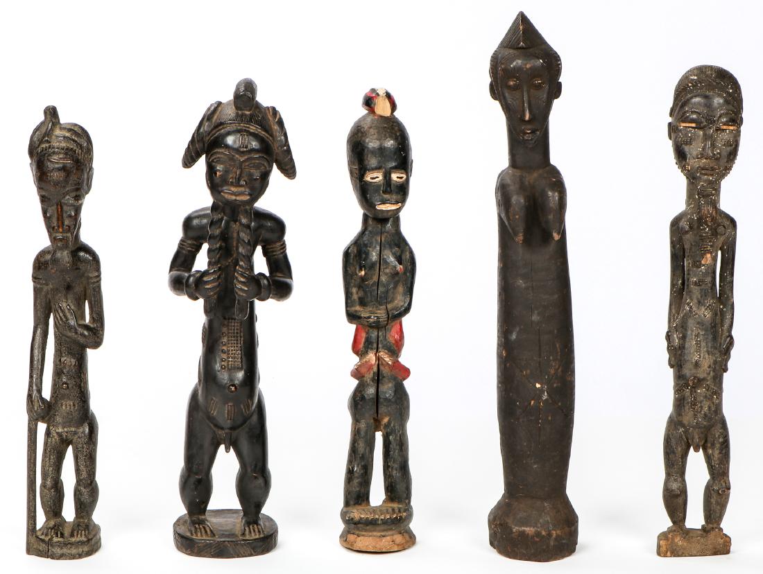 5 Baule Figural Carvings (1 of 3)