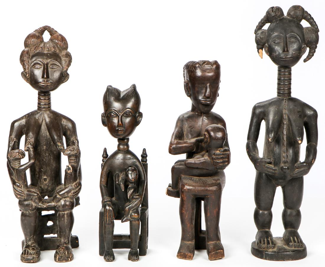 4 Attye Figural Carvings (1 of 3)