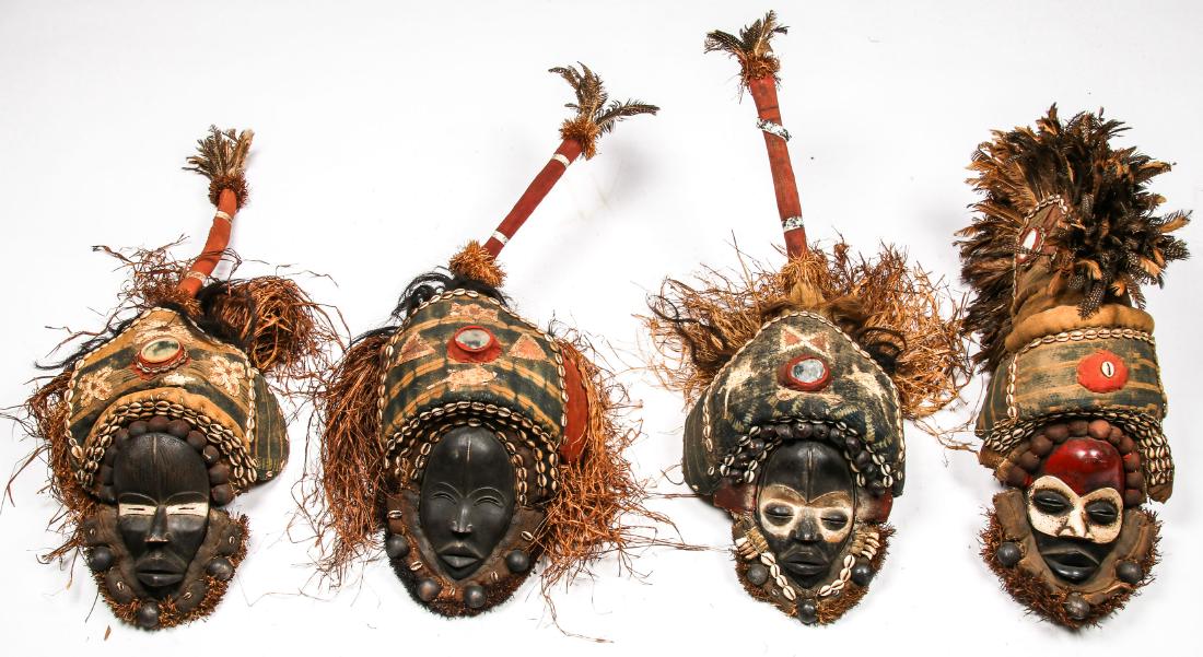 4 Dan Headdresses (1 of 4)