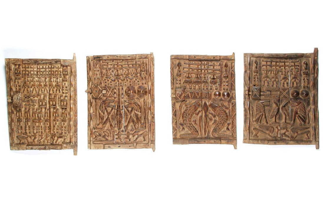 4 Dogon Granary Doors (1 of 2)