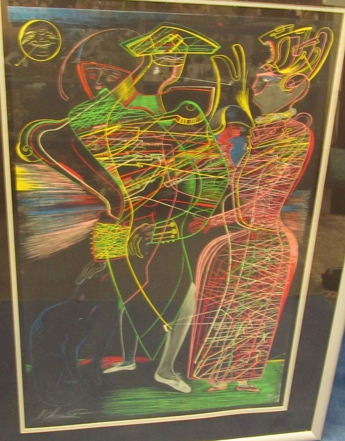 Mihail Chemiakin "Russian Passage" Signed Limited E: Mihail Chemiakin "Russian Passage" Signed Limited Ed Lithograph 28" x 39" framed - 37/120 Mihail Chemiakin (Russian: Михаи́л Михай