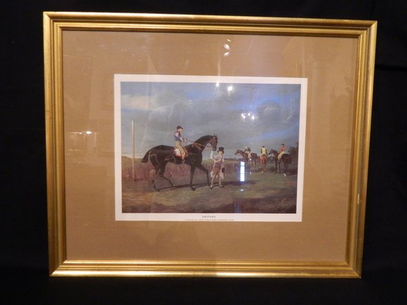 A Lithograph "Lottery" Painted by John Frederick H: A Lithograph "Lottery" Painted by John Frederick Herring