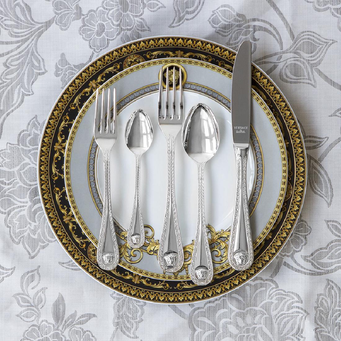 36 Piece Silver Rosenthal Versace Cutlery Set