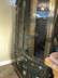 Hand-Painted Wood and Glass Cabinet w/ Floral Design - 11