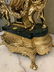 Gilded Bronze and Marble Clock with Angels - 13
