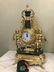 Gilded Bronze and Marble Clock with Angels - 9