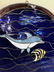 Dolphin and Fish - Stained Glass Style - 2