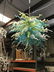 Blue, Mint and White Hand Blown Glass Chandelier - 3