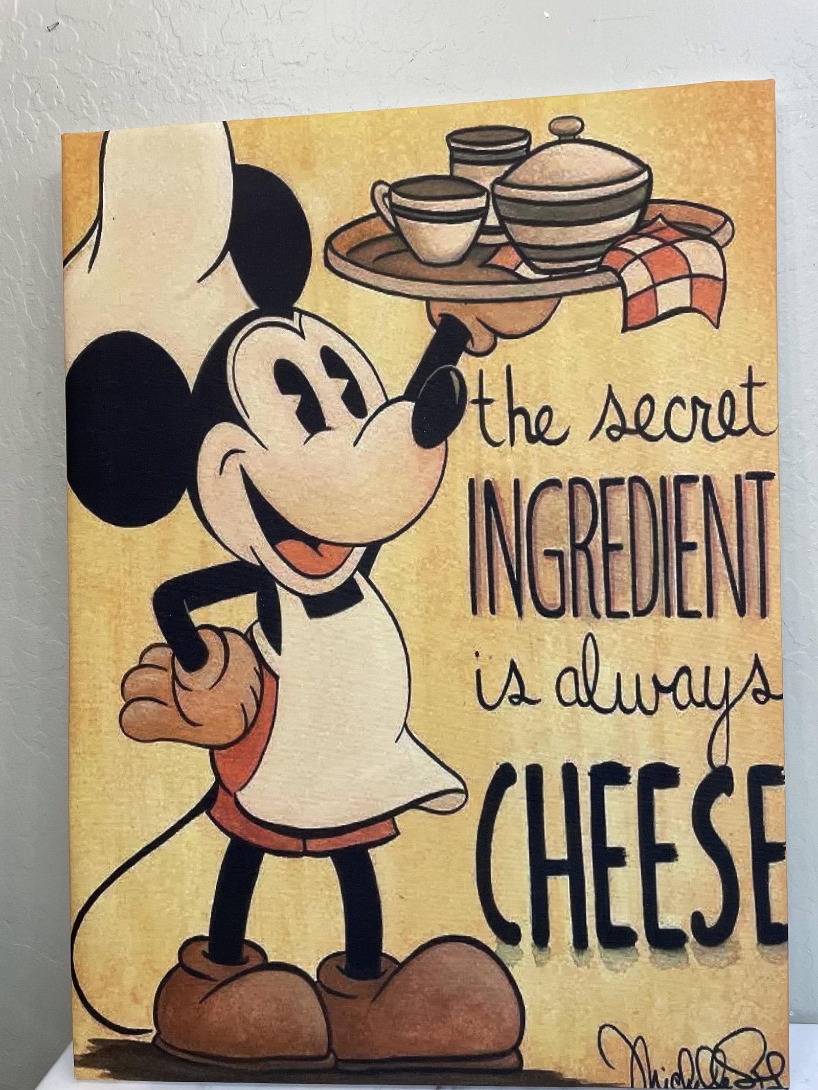 Giclee on Canvas of Mickey Mouse (1 of 11)