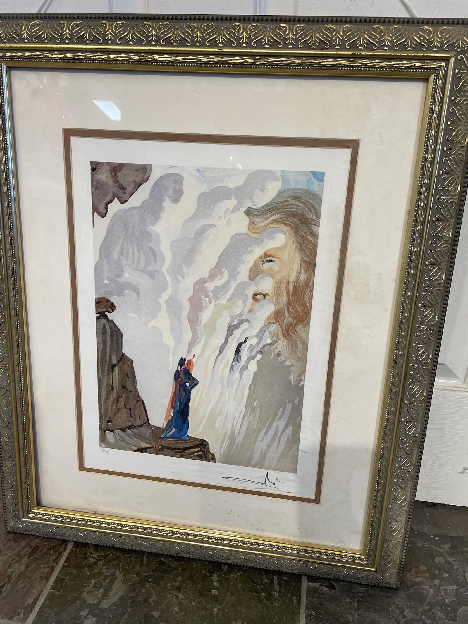 "Beauty of the Sculpture" Salvador Dali Print (1 of 6)