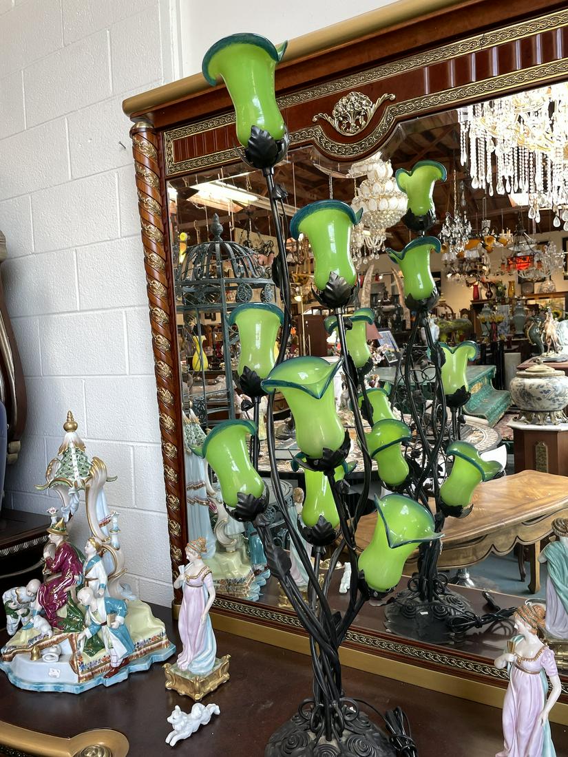 Art Deco 7-Light Table Lamp (1 of 11)