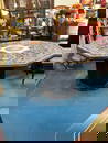 Pietra Dura Octagon-Shaped Table, Signed
