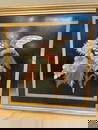 Magnificent Pietra Dura Mosaic Plaque W/ Precious Stones Inlay - Birds on tree w/ Grapes