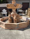 Large Marble Fountain with Pond Frame