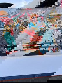 Oil on Canvas - Clowns in the Circus