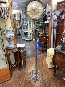 Unique Metal Floor Clock