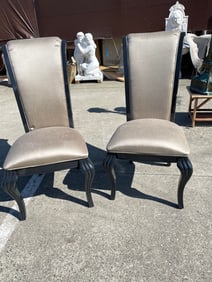 Pair of Lovely Chairs with High Backs