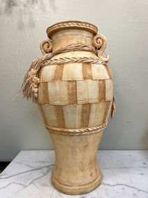 Unique Large Handmade Clay Vase