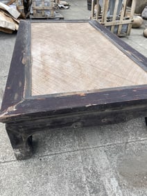 Large Antique Wood Bed