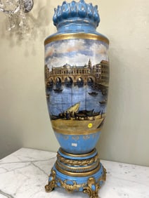 Magnificent Porcelain Vase - Venice Italy Scenery