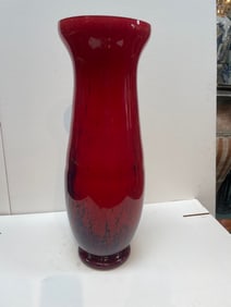 Large Hand Blown Glass Vase