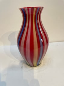 Modern Hand Blown Glass Vase