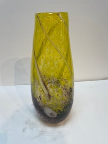 Modern & Unusal Hand Blown Glass Vase