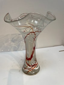 Magnificent Modern Hand Blown Glass Vase