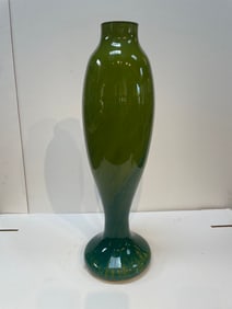 Tall Modern Hand Blown Glass Vase