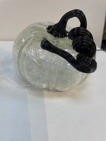 Hand Blown Glass Pumpkin