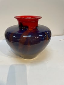 Modern Hand Blown Glass Vase