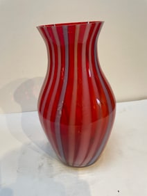 Art Deco Hand Blawn Glass Vase