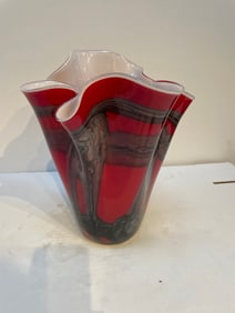 Modern Hand Blown Glass Vase