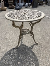 Small Wrought Iron Garden Table