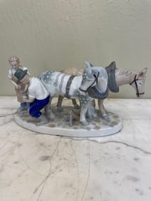 European Porcelain Statue