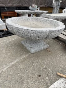 Granite Bird Bath/ Planter