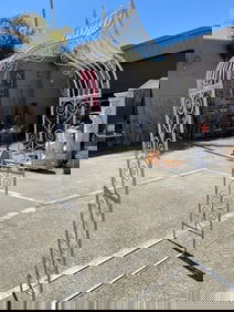 White Wrought Iron Garden Arch