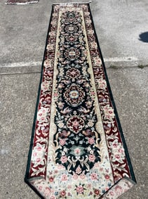 Hand-Woven Runner w/ Birds