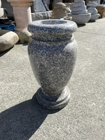Small Hand-Carved Granite Vase