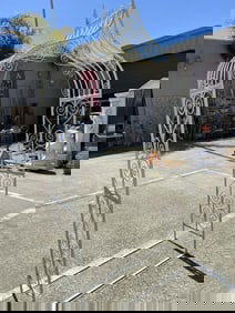 White Wrought Iron Garden Arch