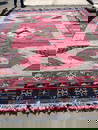 Large Hand-Woven Afghani Wool Area Rug