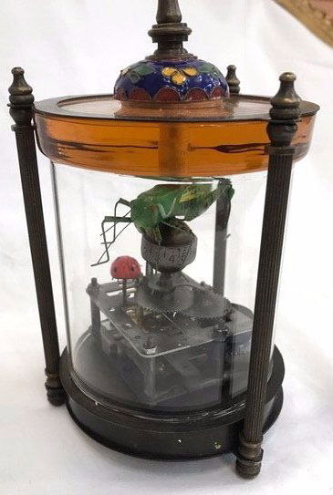 Mechanical Clock w/ Grasshopper and Ladybug (1 of 3)