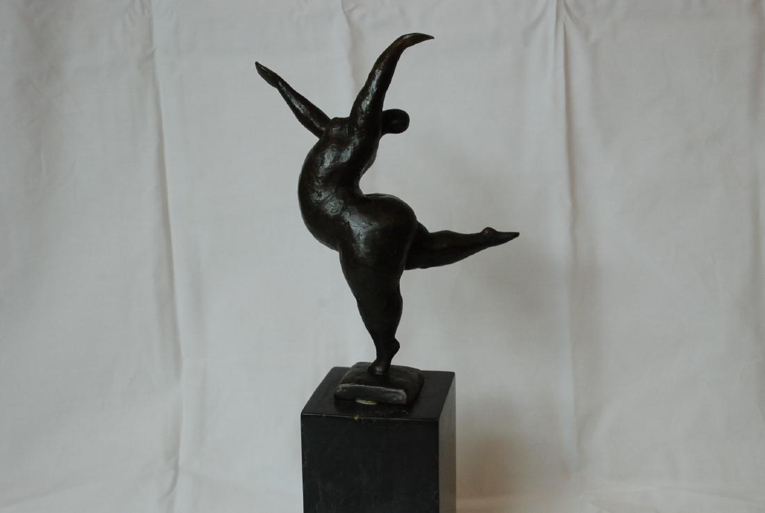Magnificent Abstract Bronze Statue of Dancing Woman (1 of 9)